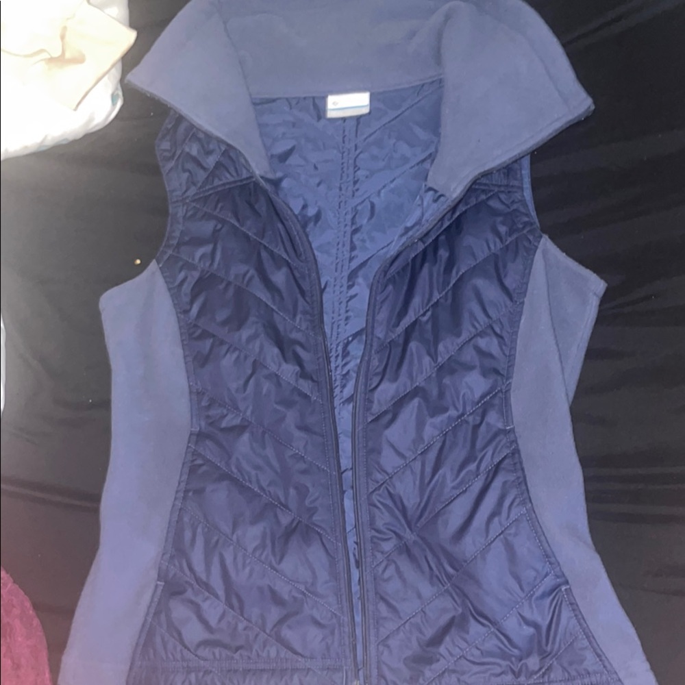 Women's Blue Quilted Vest